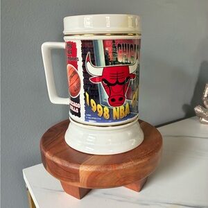 Vintage 1998 Chicago Bulls NBA Champions Ceramic Mug — Michael Jordan
